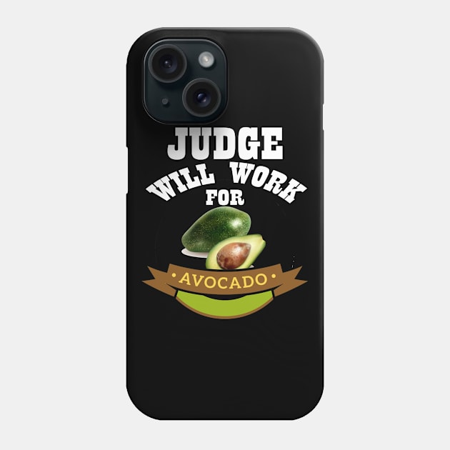 Judge Will Work for Avocado Phone Case by Emma-shopping