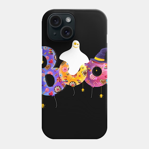 Halloween Boo Cute Ghost Balloon Phone Case by mckinney