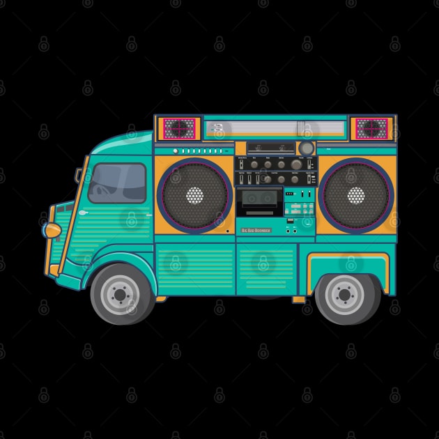 Citroen HY - Boombox Van- Huge Ghettoblaster on a Classic Van by Boogosh