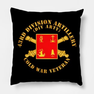 43rd Division Artillery Cold War Vet w DUI w Branch Pillow