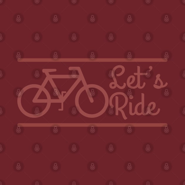 Let's Ride Bike Riding Design by JakeRhodes