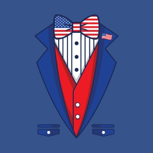 Uncle Sam Costume 4th of July Independence Day T-Shirt