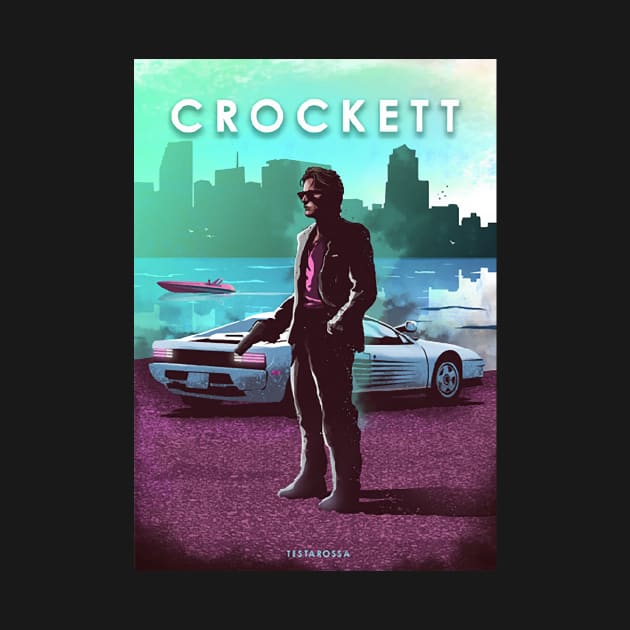 Sonny Crockett - Miami Vice - Testarossa - Car Legends by Great-Peoples