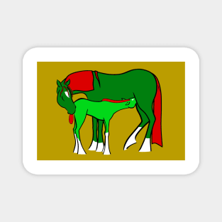 Mare and Foal #11 Magnet