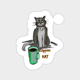 Coffee Kat Magnet