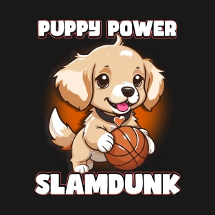 Cute Puppy Basketball Kawaii Tees, Sweatshirt, Hoodies T-Shirt