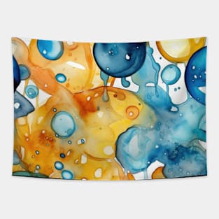 Abstract oil and water mix background Tapestry