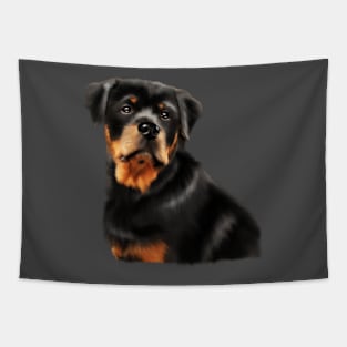 Rottweiler Dog, Dog Lover Tapestry