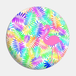 Tropical Blast Flamingo Pin