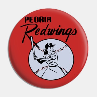 Peoria Redwings (black variant) Pin