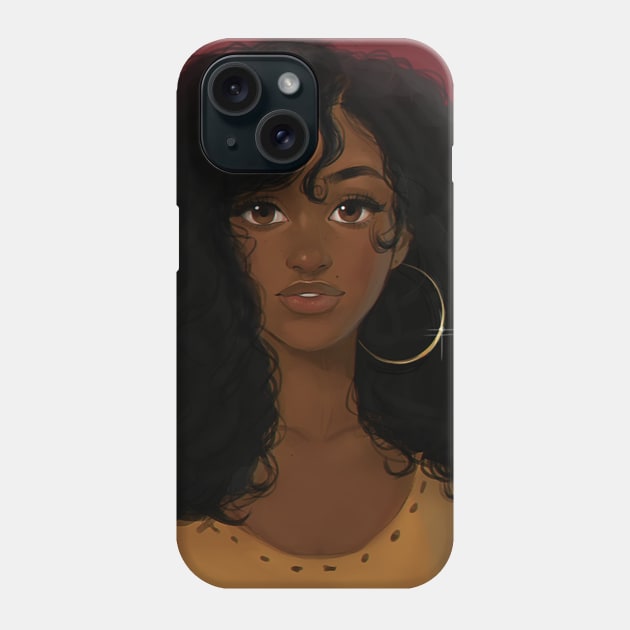 Black Beauty Phone Case by VactuART