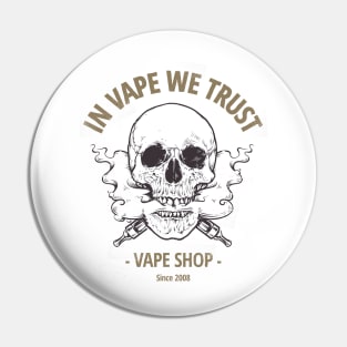 Halloween Skull Vape Pin