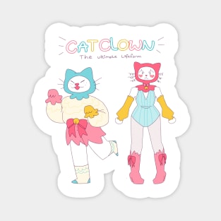 cat clown the ultimate life form Magnet