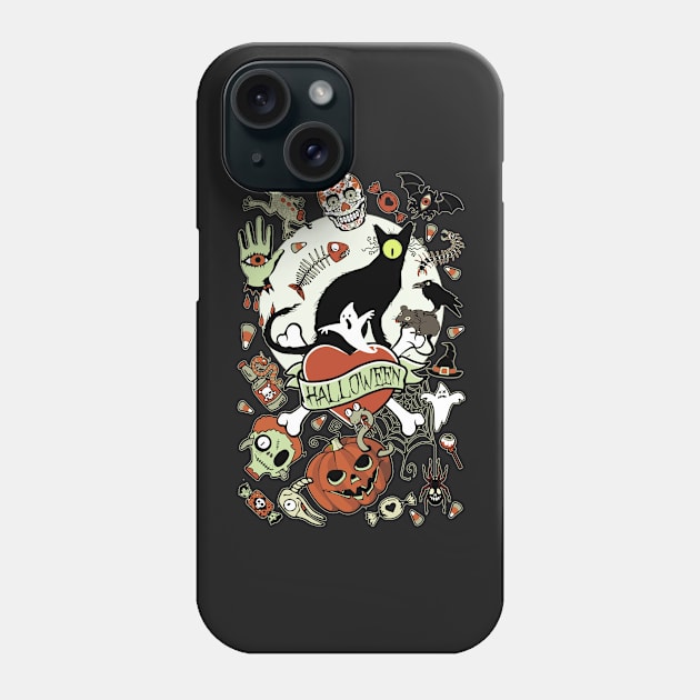 Happy Halloween (military) Phone Case by BessoChicca