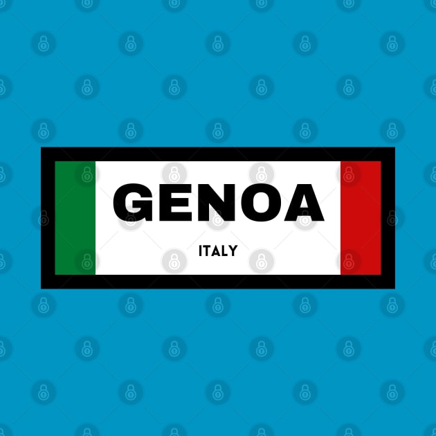 Genoa City in Italian Flag by aybe7elf