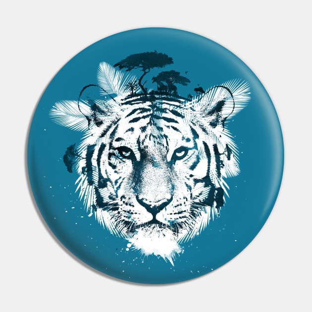 White Tiger Final Pin by astronaut