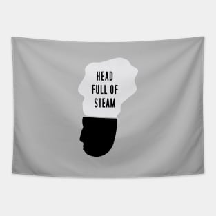 Head Full Of Steam Tapestry