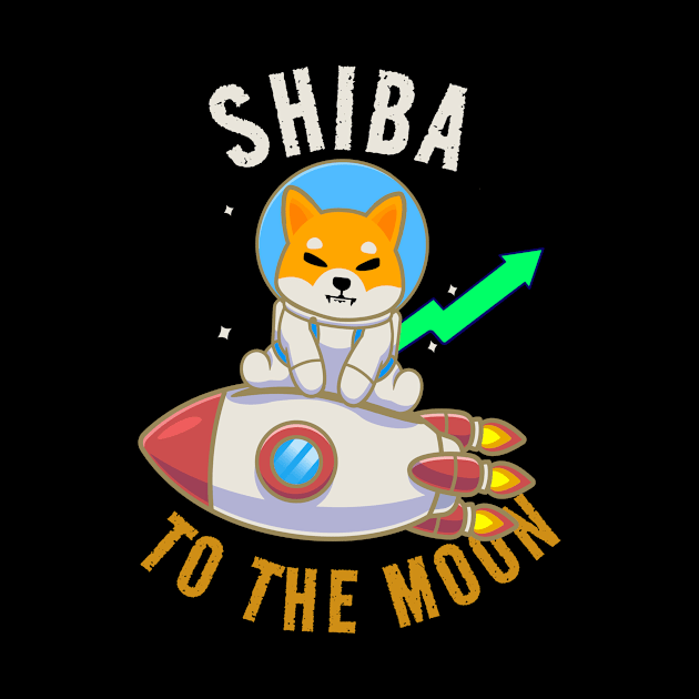 shiba inu coin to the moon by Suarezmess