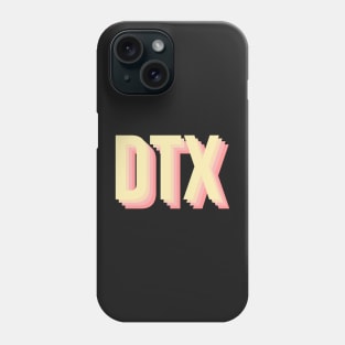 DTX sunset colors Phone Case