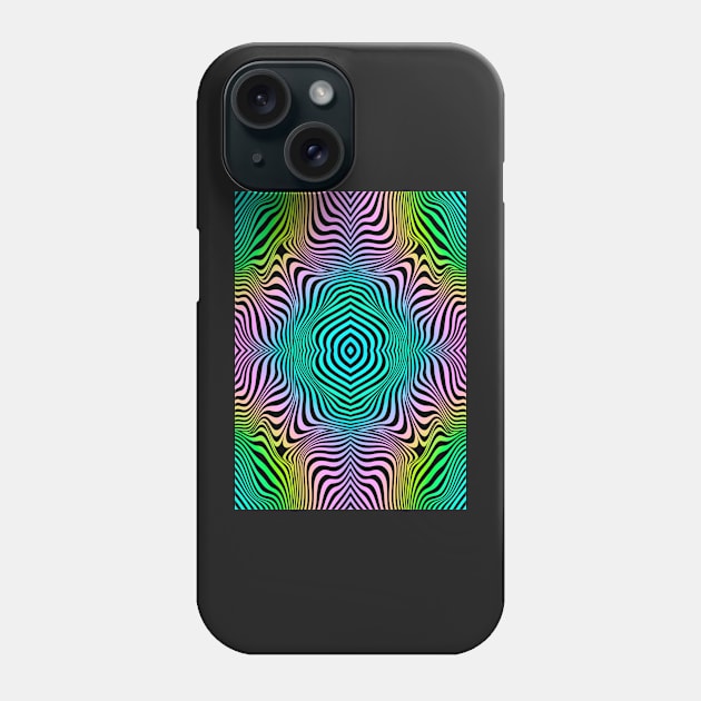 Colourful Waves Phone Case by artoffaizan