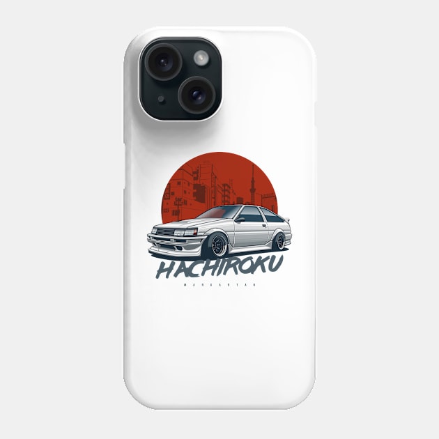 Levin AE86 Phone Case by Markaryan