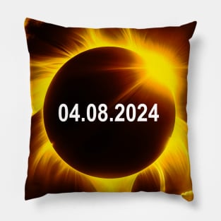 Total Solar Eclipse April 8, 2024 American Eclipse Pillow