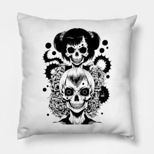 Skull Girl: Embrace the Dark Pillow