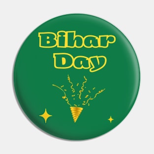 Indian Festivals - Bihar Day Pin