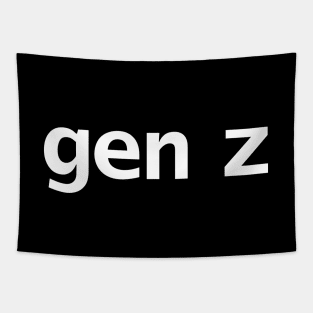 Gen Z Minimal Typography Tapestry