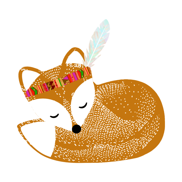 Sleeping Fox by GreenNest