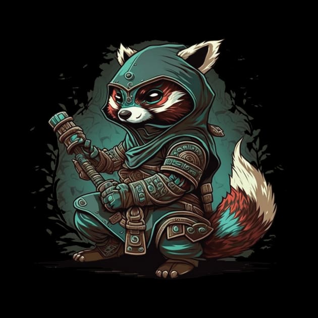 racoon fantasy by Trontee