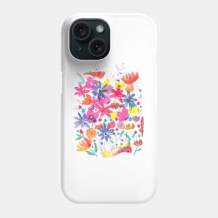 bloom in watercolor Phone Case