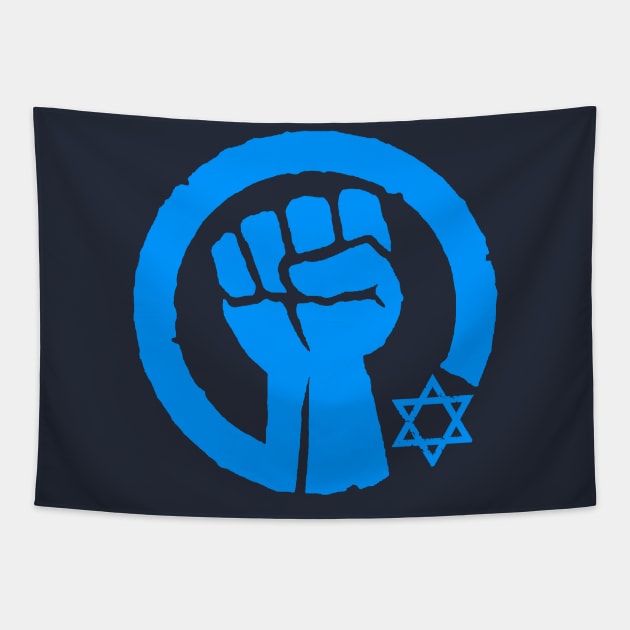 I stand with Israel - Solidarity Fist Tapestry by Tainted