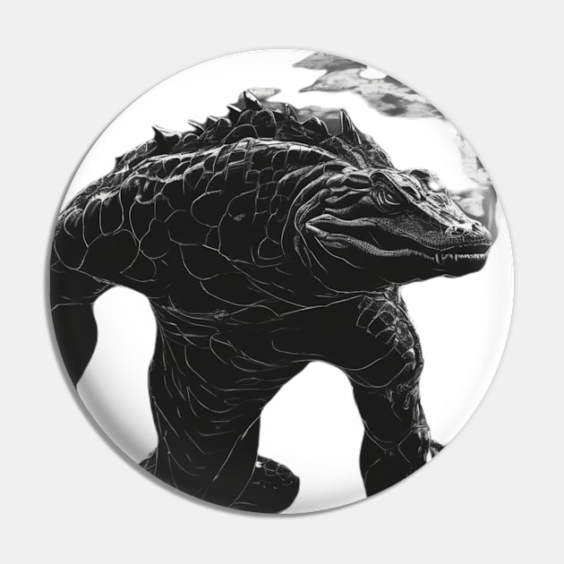 Alligator Shadow Silhouette Anime Style Collection No. 101 Pin by cornelliusy