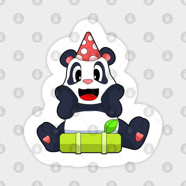 Panda Party Birthday present Magnet by Markus Schnabel