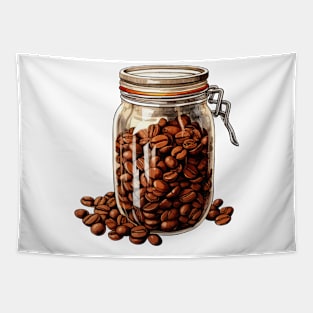 Coffee In Jar Tapestry