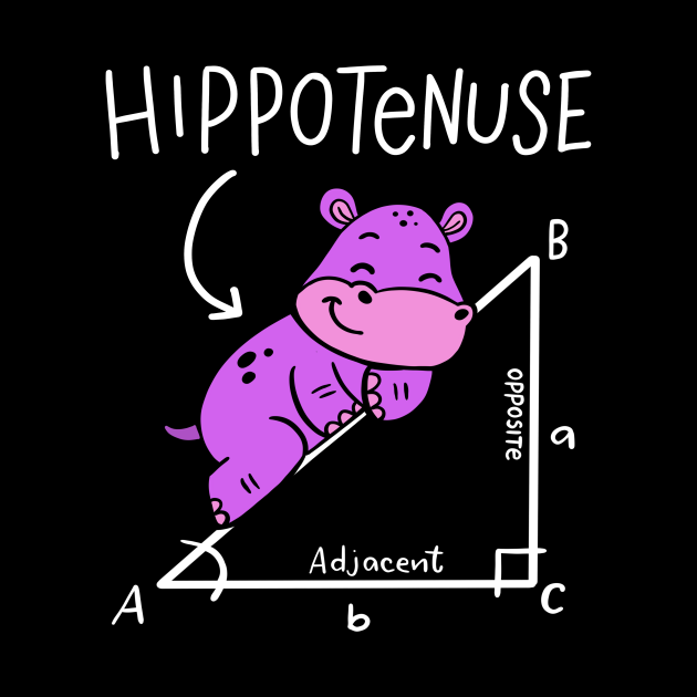 Hippotenuse hypotenuse triangle geometry math  math  pin  teepublic Hippotenuse hypotenuse triangle geometry math  math  pin  teepublic