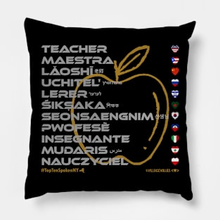TEACHER: Say ¿Qué? Top Ten Spoken (New York) Pillow