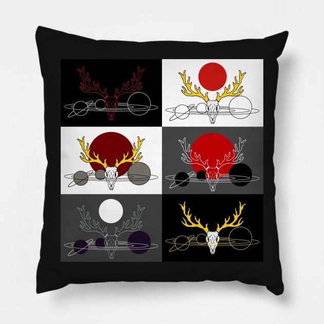 Universal Decay (Variety Pack) Pillow by OctopodArts