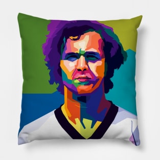 Franz Beckenbauer Wpap Pop Art Pillow