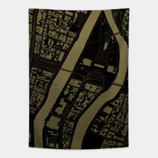 hiroshima map Tapestry