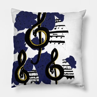 Music Dragons Pillow