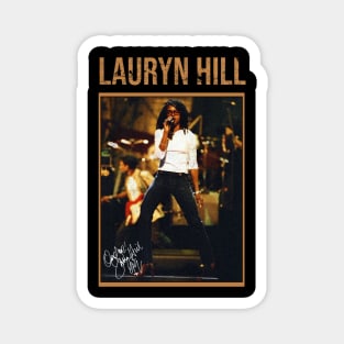 Lauryn Hill Fugees The Famous Vintage Retro Rock Rap Hiphop Magnet