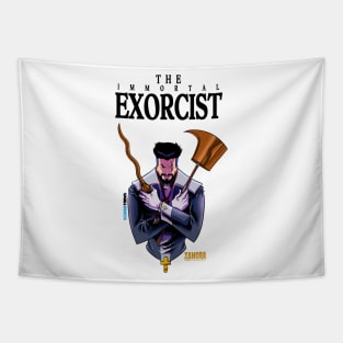 The Immortal Exorcist (White) Tapestry