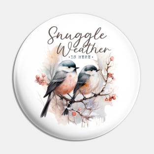 Winter Woodland Quote Pin