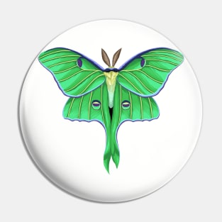 Luna Moth Pin