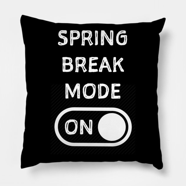 Spring break shirt. Spring break tshirt. Pillow by SweetPeaTees