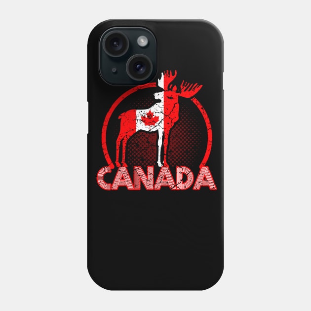 Canadian Moose Phone Case by Mila46