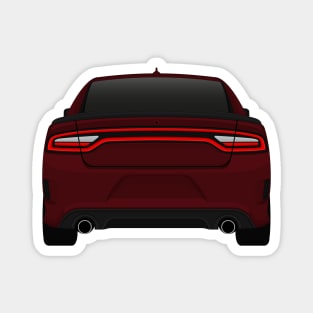 Charger rear Dark-red + black spoiler Magnet