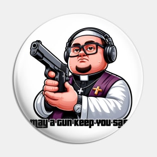 Gun Bless You Pin